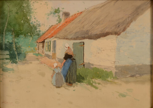 Henri Cassiers Morning walk