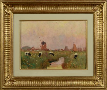 Rene De Baugnies Dutch landscape