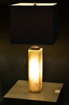 De Coene pair of alabaster lamps