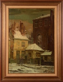Alfons De Cuyper Gent in snow