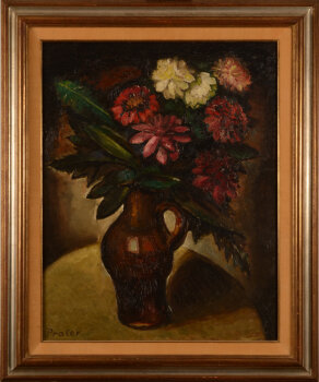 Julius De Praetere Cruche avec fleurs