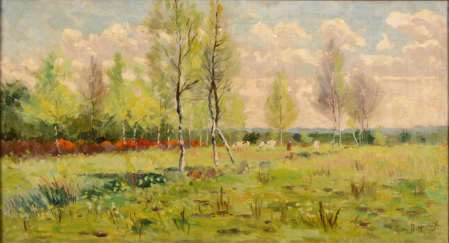 René Degroux a summer landscape