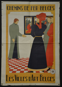 Maurits Derolez Les Villes d'Art Belges poster