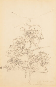 Roel D‘Haese original pencil drawing 1960