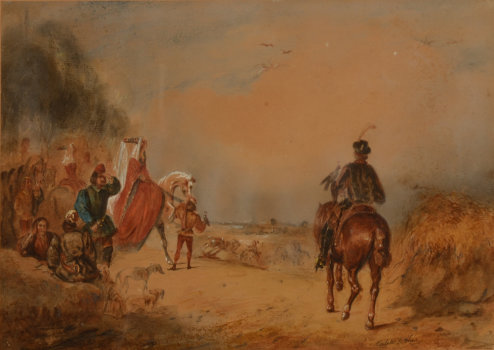 Adolphe Dillens Falconhunt