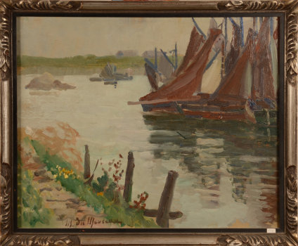 Mathilde du Monceau de Bergendael view of a small harbour
