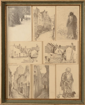 Maurice Dupuis set of postcards