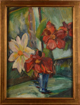 Edmond Dutry Fauvist flower still life