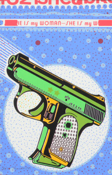 Jürgen Schneider She is my woman 1971 screenprint
