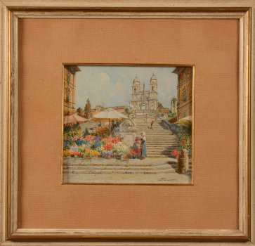 Ugo Fioravanti Spanish steps in Roma