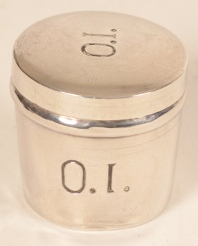 Holy oil container