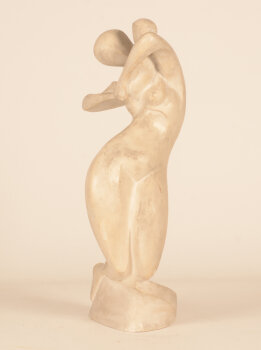 Luc Goossens mother and child