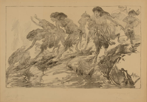 Armand Heins Fuite de Faunesses 1898
