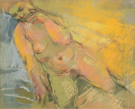 Hubert Heylbroeck Nude Pastel