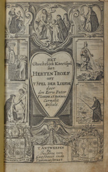 Fr. Joseph van de H. Barbara Het geestelyck kaert-spel