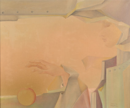 Charles-Louis Lasalle portrait of a woman 1968