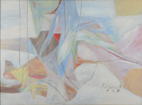 Pierre Vlerick Abstract composition 1959