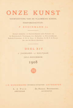 Onze Kunst 1908