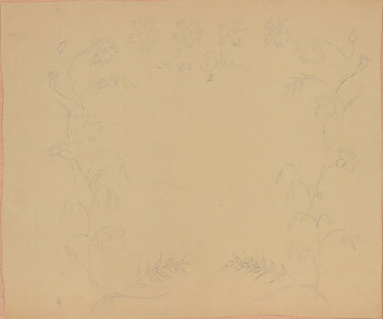 Anna De Weert Study drawing 'Les Bles I'