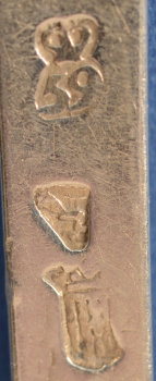 Christianus Pauwels silver fork Mechelen 1759