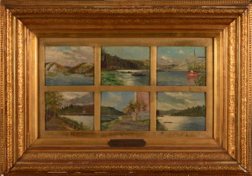 Romain Steppe views of the river Meuse in Fall