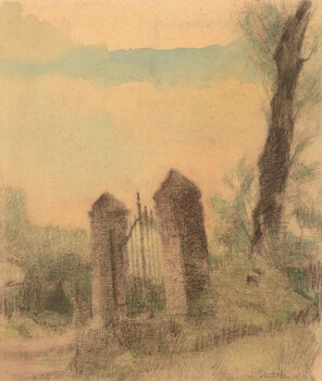 Jan W. Grinwis Plaat Stultjes The old garden