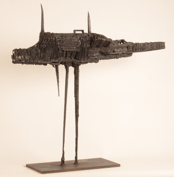 Paul Van Gysegem dwars ijzer sculpture, 1962