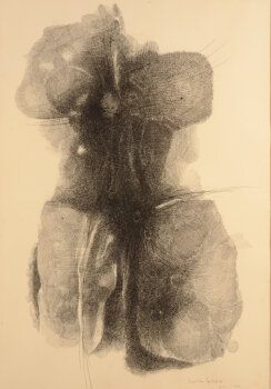 Paul Van Gysegem Ink drawing 1962