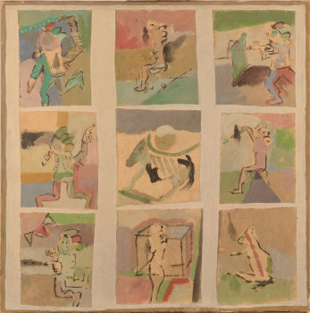 Lionel Vinche 9 images on canvas