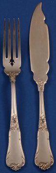 Wolfers 201 Regence silver Fish cutlery