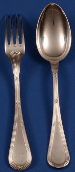Wolfers 223 Filets Rubans Fork 180 and Spoon
