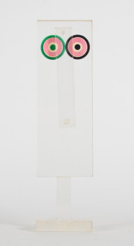 Enrico Baj Testa d'uomo, 1969, a perspex multiple