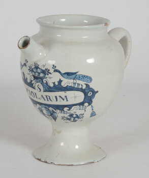 Delft Syrup Jar