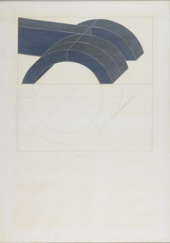 Gianfranco Pardi Architettura 1972 an original drawing