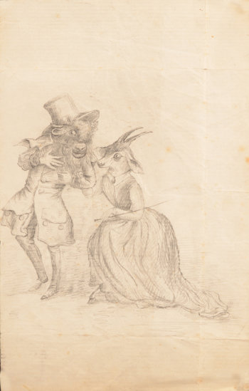 Drawing the animal couple