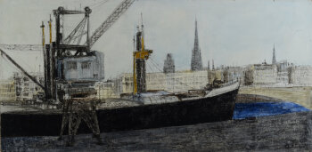 Toon Bogaert Rouen harbour 1963