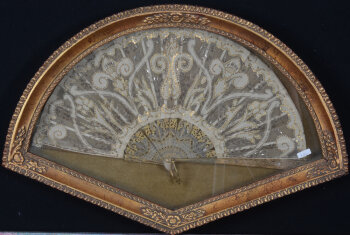 A fin-de-siècle empire style fan