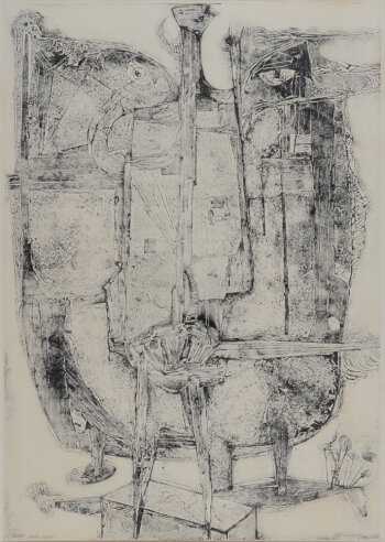 Vic Temmerman Print I: Project for a sculpture, 1964