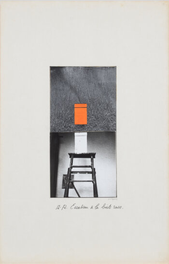 Jacques Louis Nyst Escabeau à la boîte rose 1972