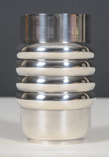 A 1980's sterling silver design beaker