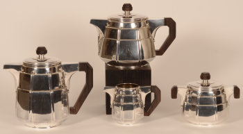 E. & R. Altenloh silver art deco service