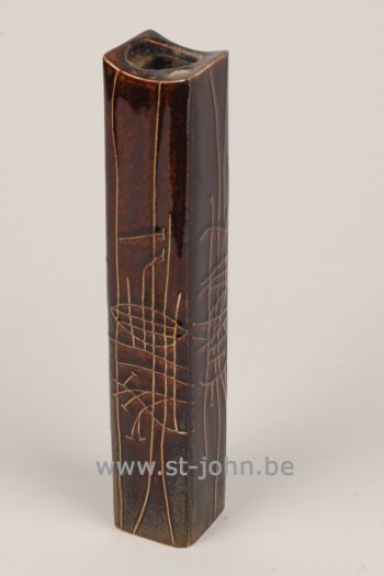 Karl Heinz Schultz-Köln for Arabia, a modernist vase 1960's