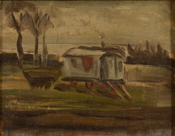 Gustave Balenghien the gypsy cart