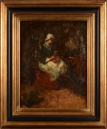 Alfred Bastien Portrait of Clairette Petrucci