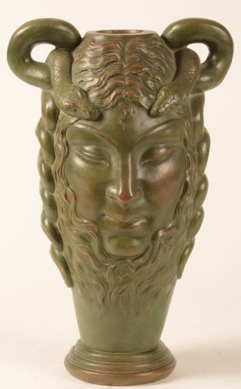 M. Cl. Beaumont Medusa Vase