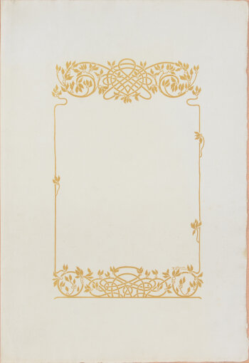 P. Scarpa art nouveau decorative motif