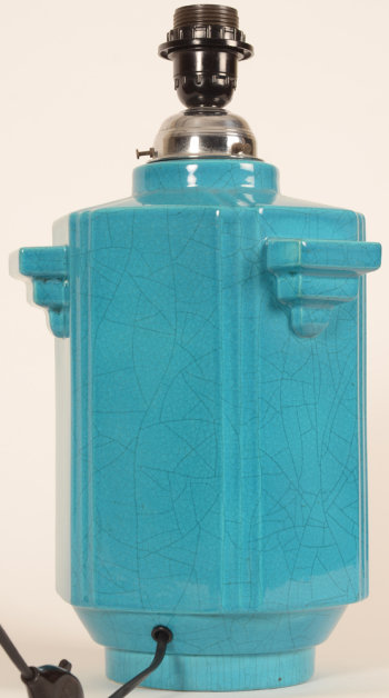 Boch Frères Keramis art deco lamp base
