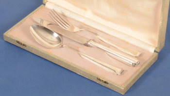 Bremen Silberwaren Fabrik art deco cutlery set