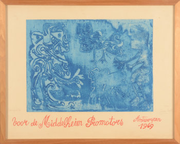 Pierre Caille au crépuscule print 1969