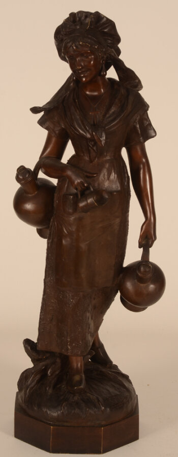 Polydore Comeyn the Milk Maid bronze